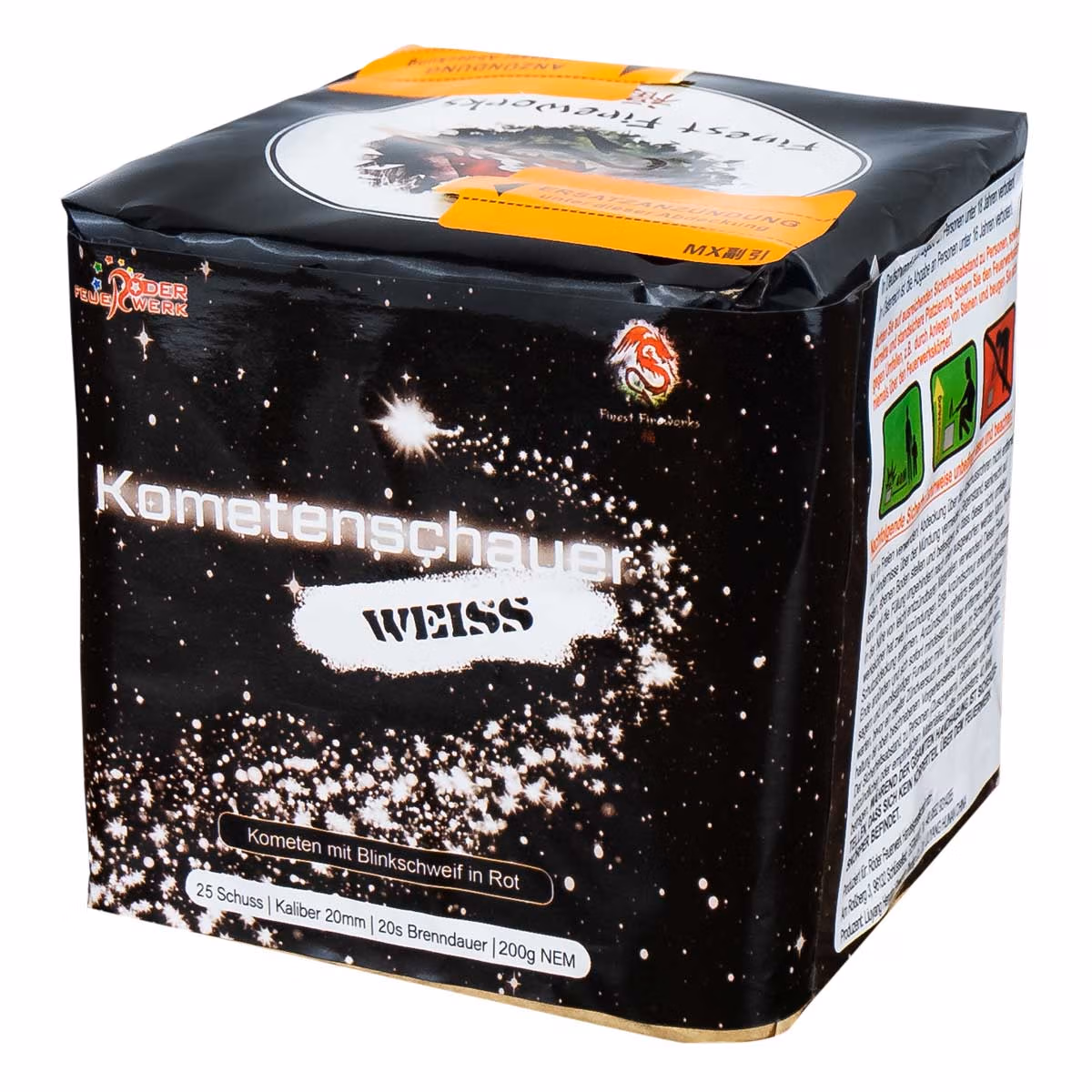 Kometenschauer weiß-glitter 1 Kometenschauer weiß-glitter